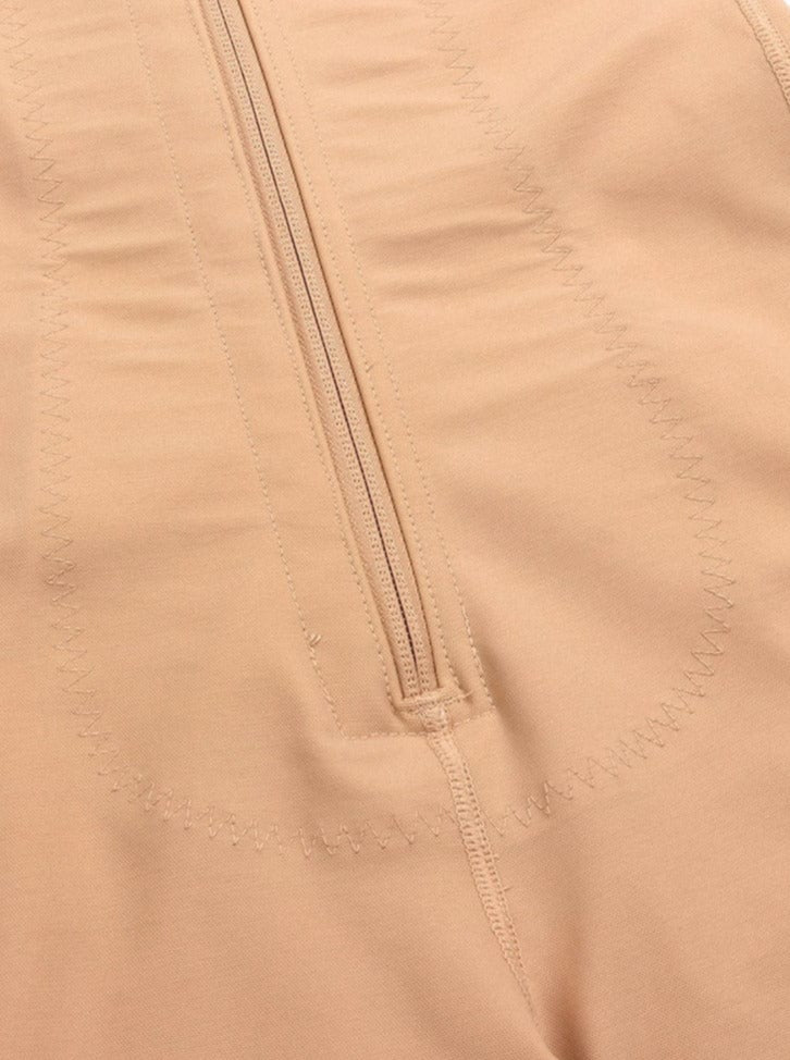 Zip-Front Butt Lifter Bodysuit