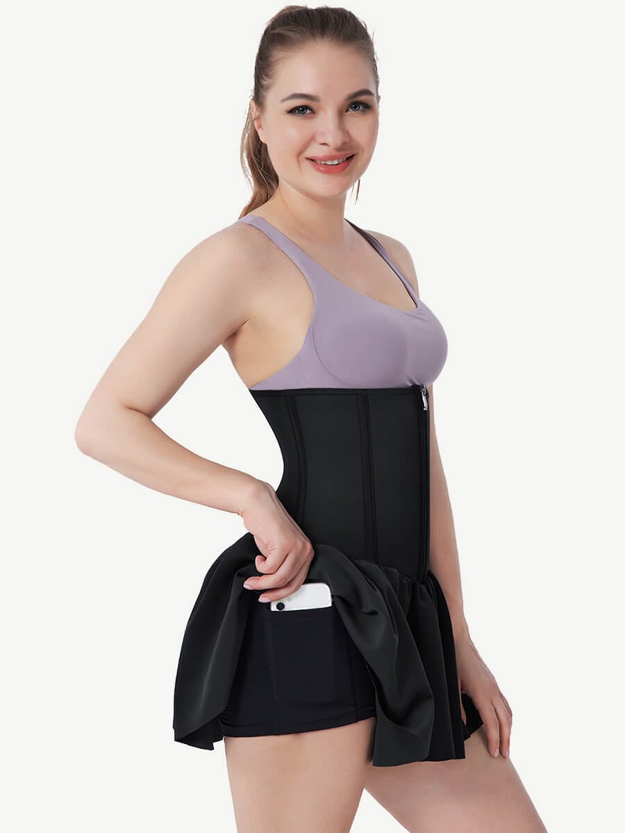 Steel Bone Neoprene Skirt Trainer