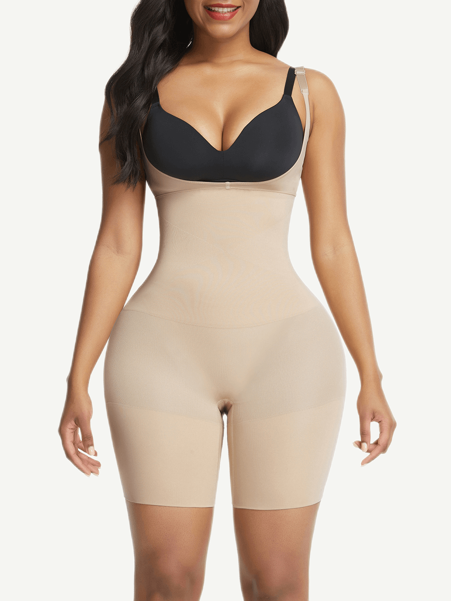 Eco Open-Bust Shaper Bodysuit