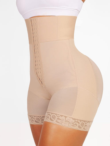 Triple-Breasted Waist Trainer Butt Lifter