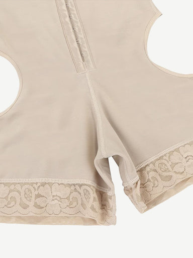 Open-Butt High-Waist Shaper Shorts