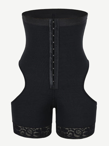 Open-Butt High-Waist Shaper Shorts