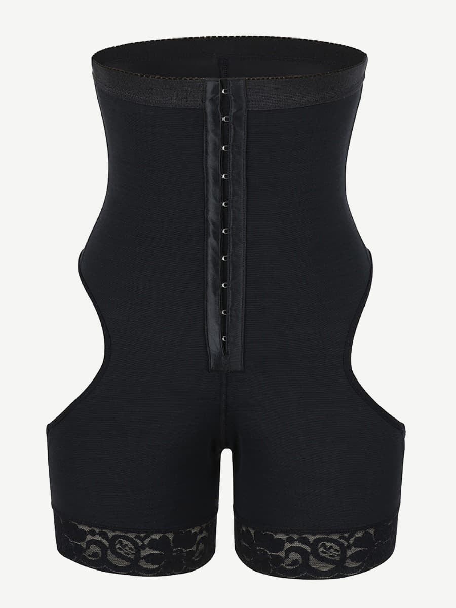 Open-Butt High-Waist Shaper Shorts