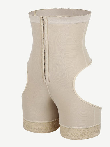 Open-Butt High-Waist Shaper Shorts