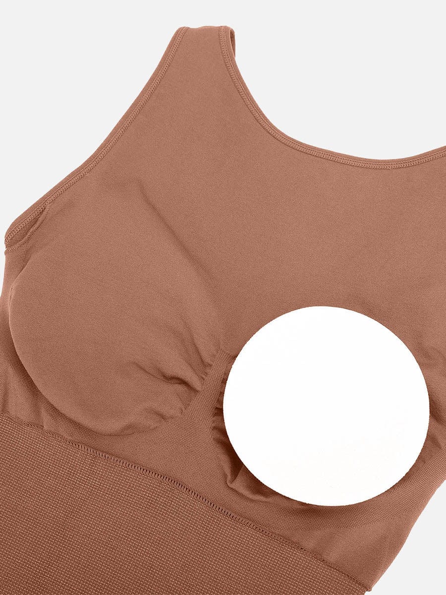 Seamless U-Back Shaping Romper