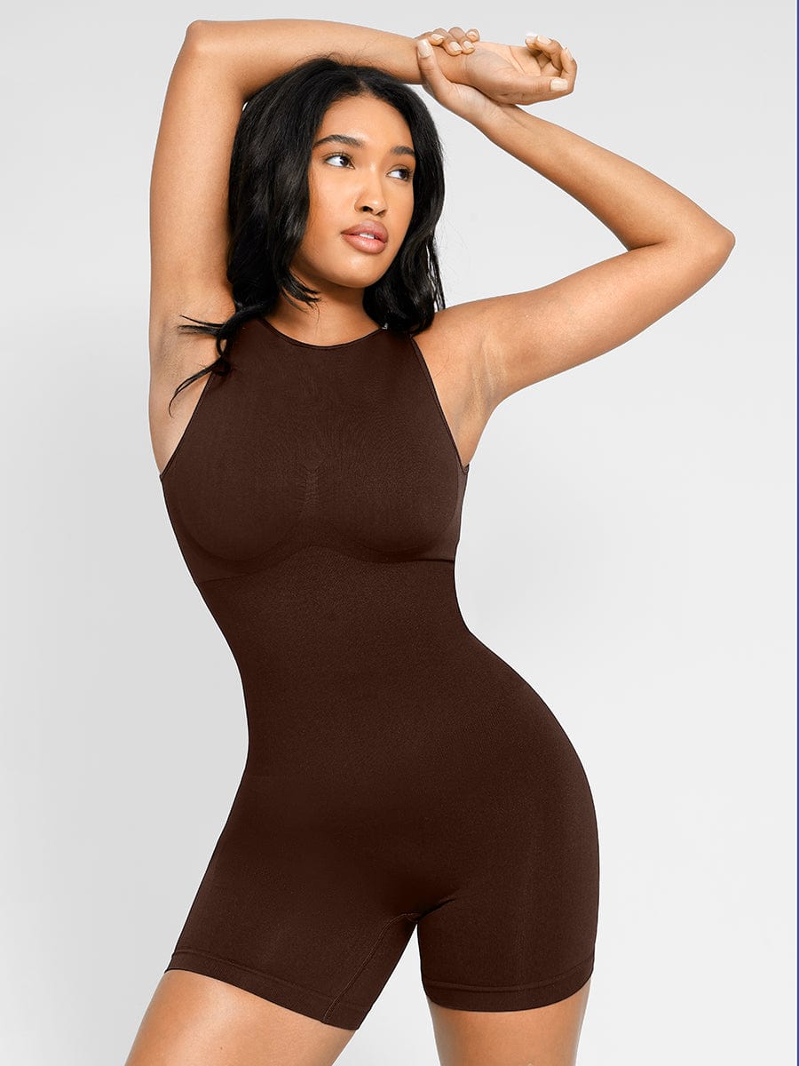 Seamless U-Back Shaping Romper