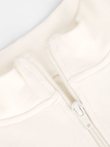 Zip Stand Collar Long Sleeve Bodysuit