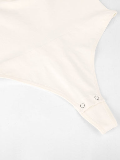 Zip Stand Collar Long Sleeve Bodysuit