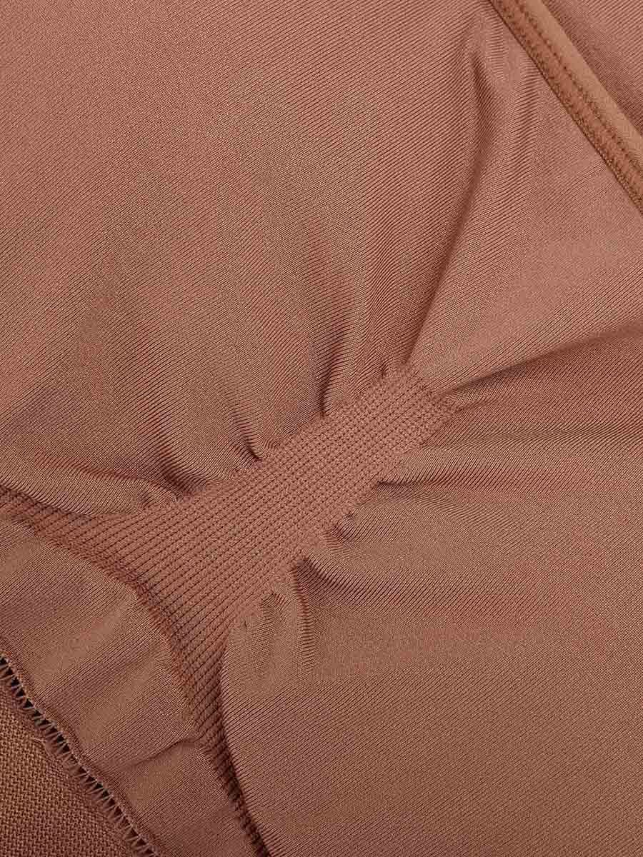 Square-Neck Waist Control Dress