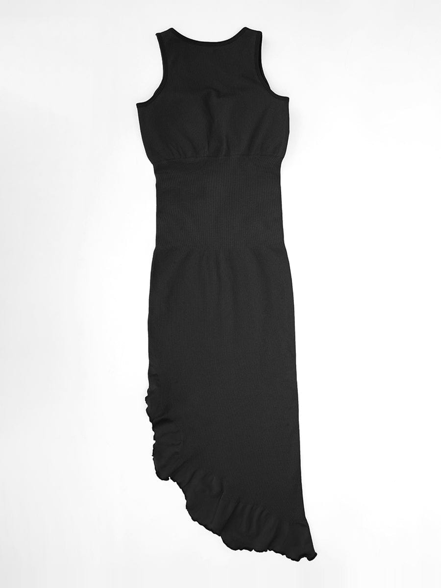 Ruffle Hem Shaping Dress