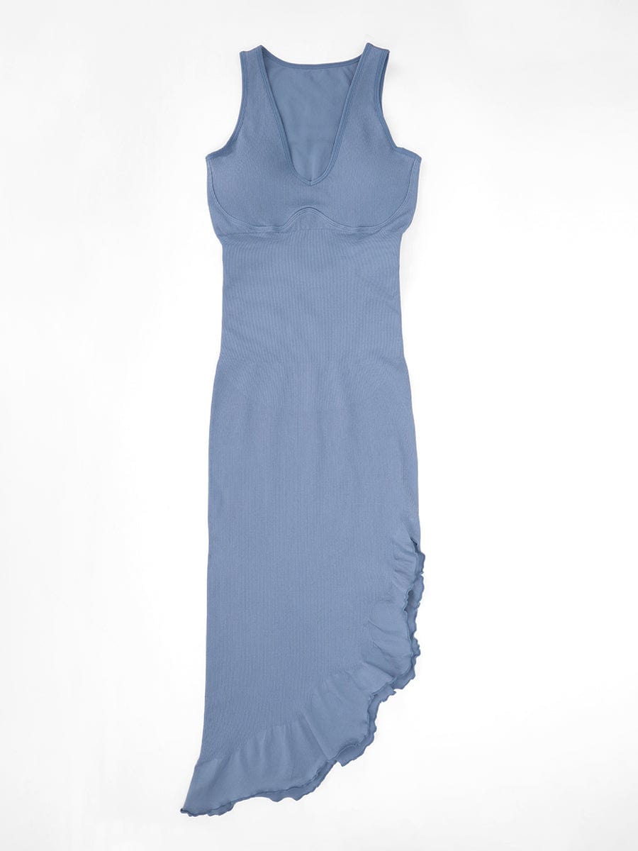 Ruffle Hem Shaping Dress