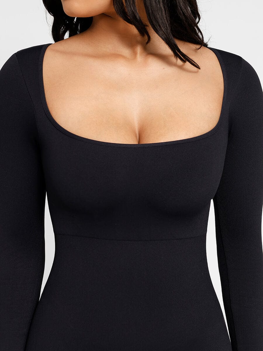 Square Neck Flared Jumpsuit