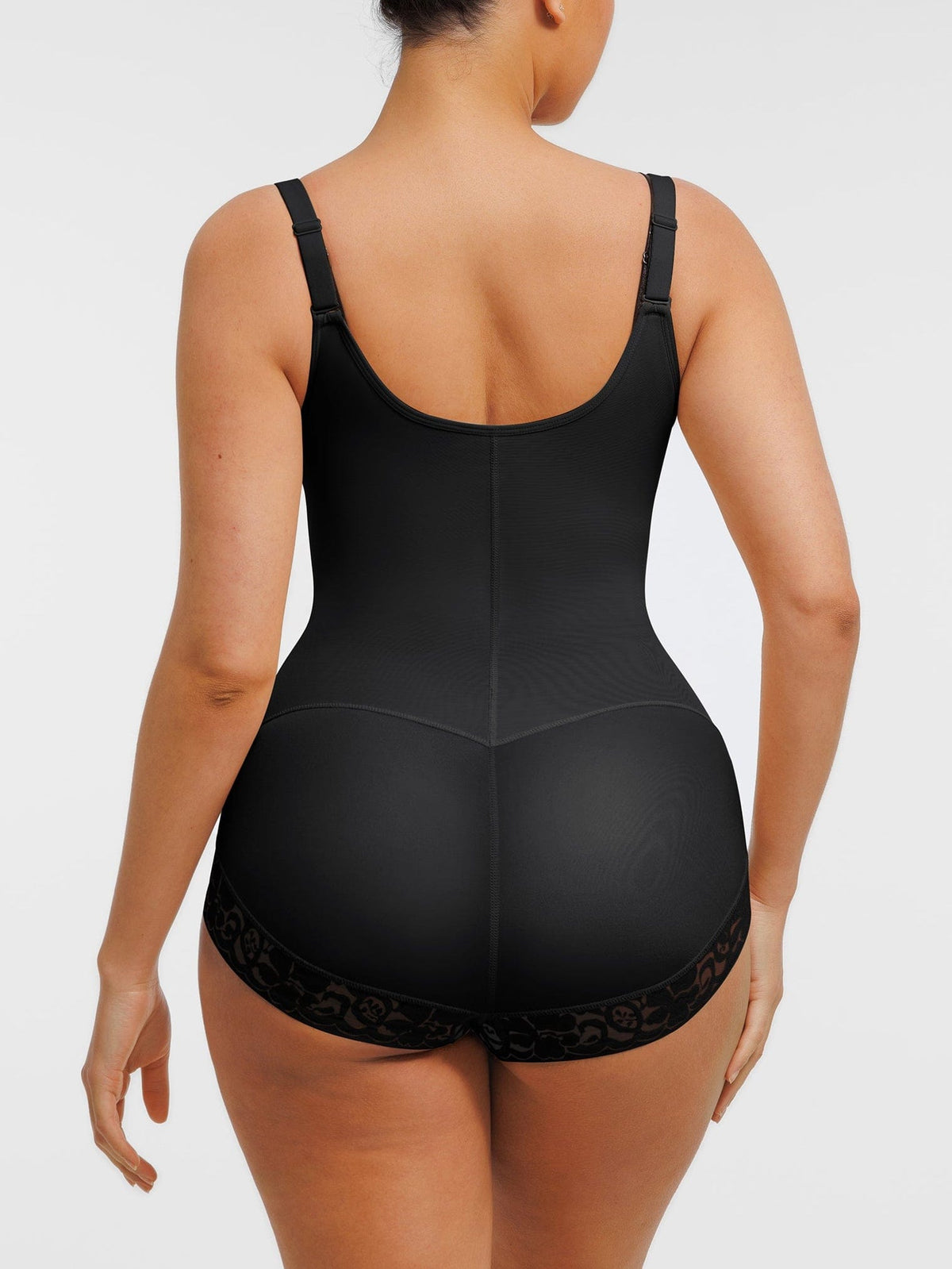 U-Bust Lace Front Zip Bodysuit