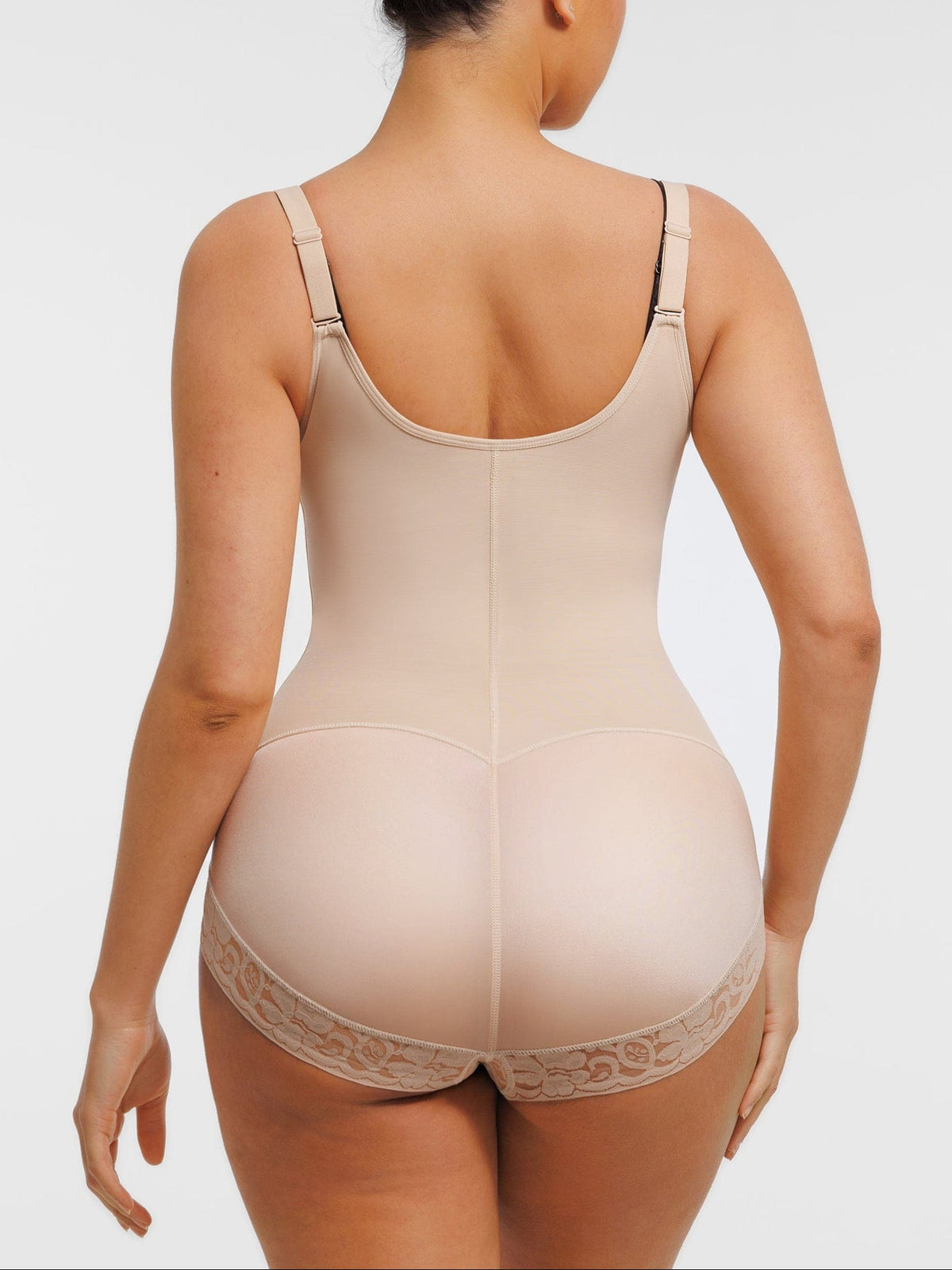 U-Bust Lace Front Zip Bodysuit