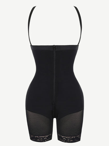 Detachable Strap Zip Body Shaper