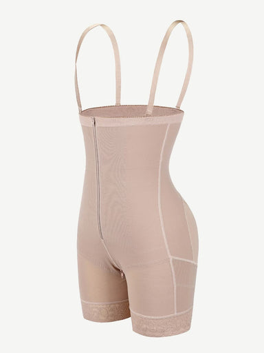 Detachable Strap Zip Body Shaper