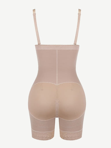 Detachable Strap Zip Body Shaper