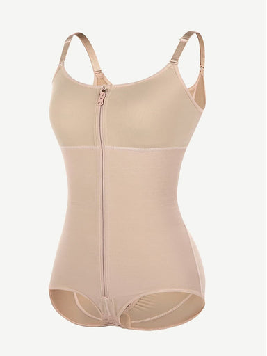 Front Zip Smoothing Body Shaper