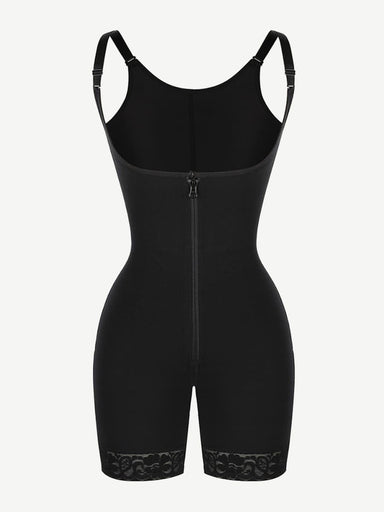Under bust Zip Front Body Shaper