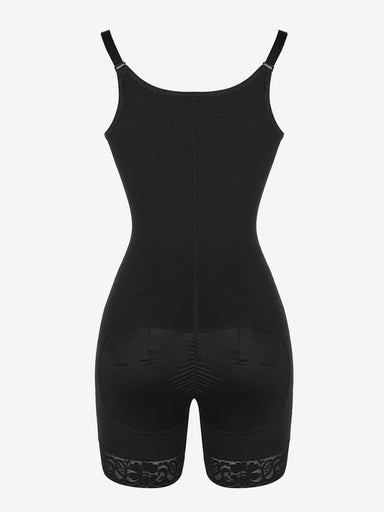 Under bust Zip Front Body Shaper