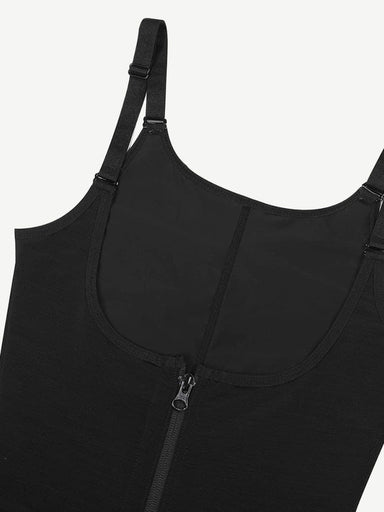 Under bust Zip Front Body Shaper
