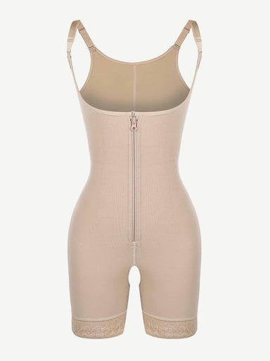 Under bust Zip Front Body Shaper