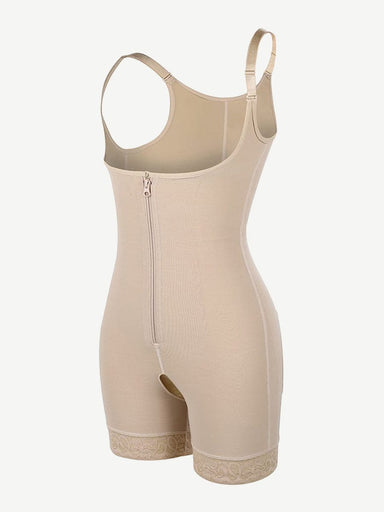 Under bust Zip Front Body Shaper