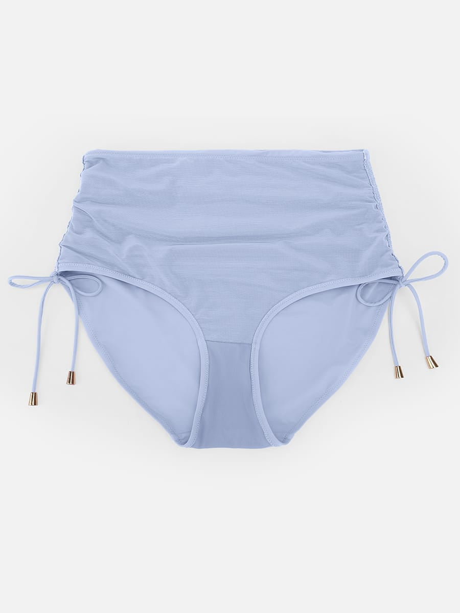 Deep V Drawstring Tummy Swimsuit