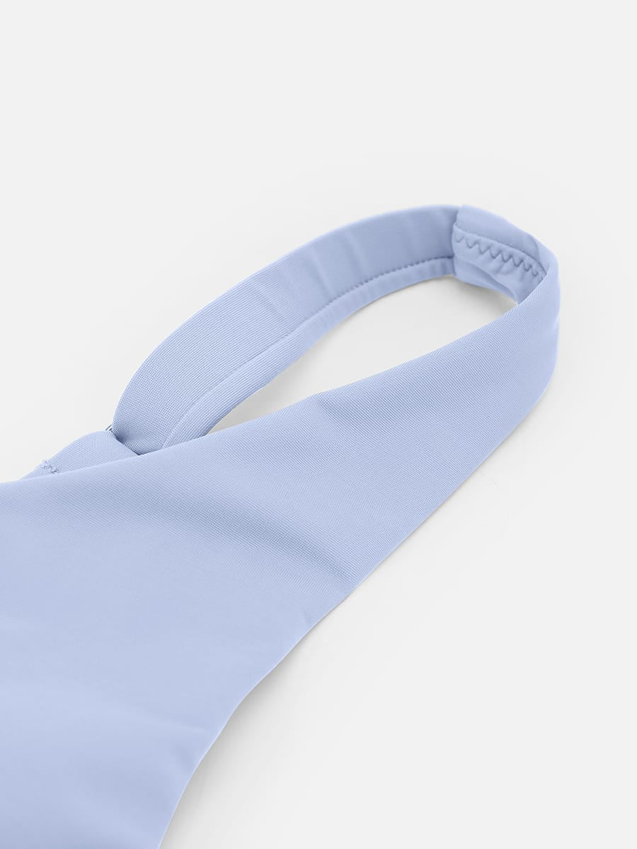 Deep V Drawstring Tummy Swimsuit