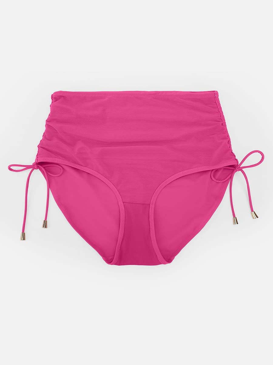 Deep V Drawstring Tummy Swimsuit