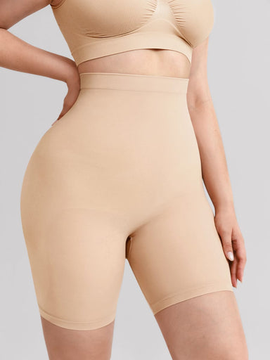 High-Waist Silicone Grip Shaper Shorts
