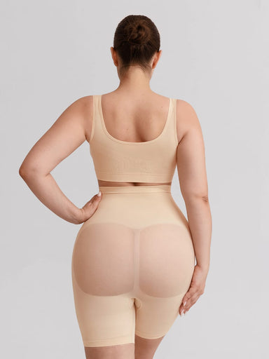 High-Waist Silicone Grip Shaper Shorts