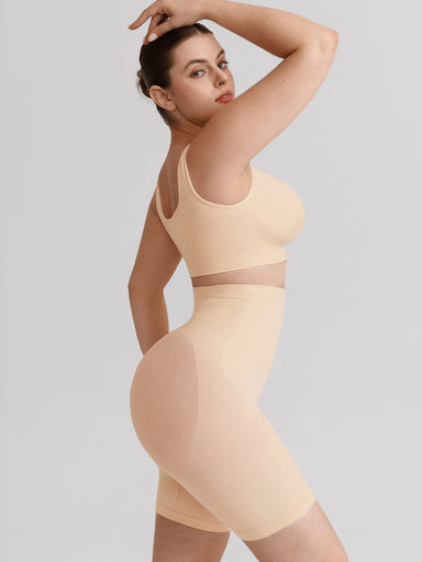 High-Waist Silicone Grip Shaper Shorts