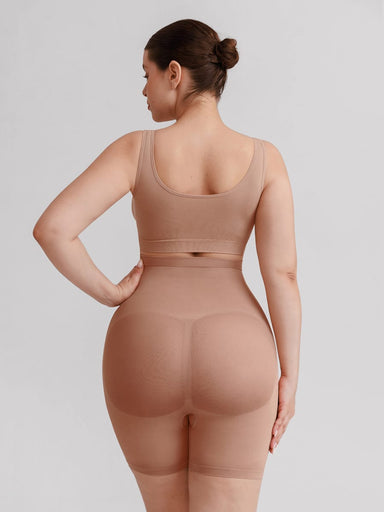 High-Waist Silicone Grip Shaper Shorts