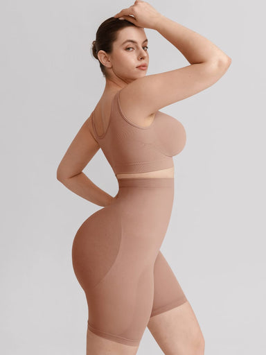 High-Waist Silicone Grip Shaper Shorts