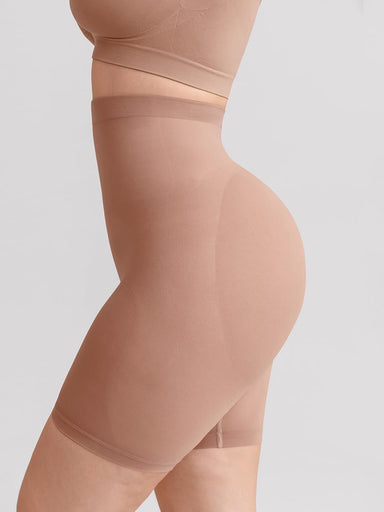 High-Waist Silicone Grip Shaper Shorts