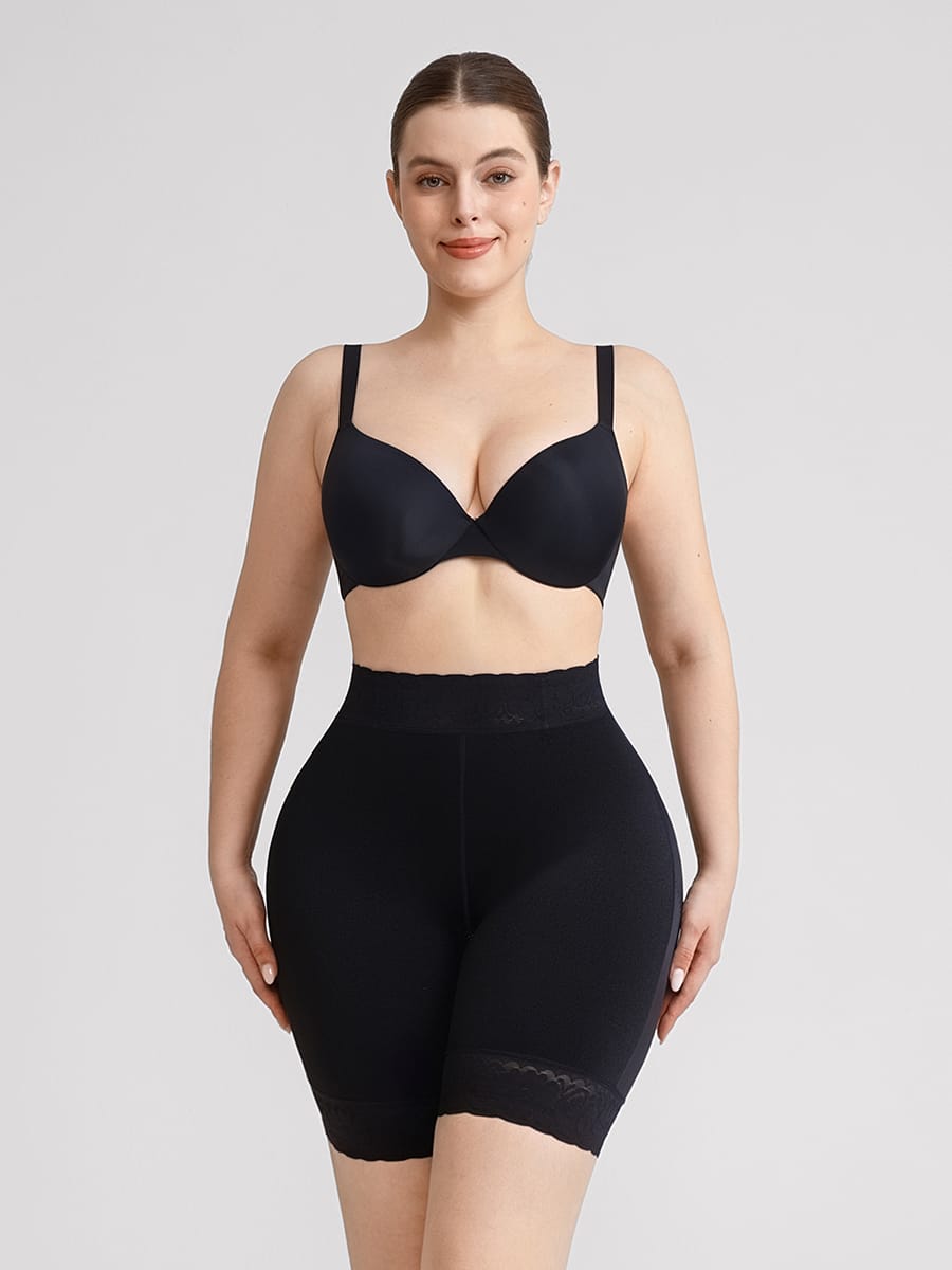 Boned High-Waist Booty Lift Boyshort