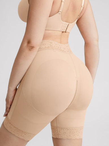Boned High-Waist Booty Lift Boyshort