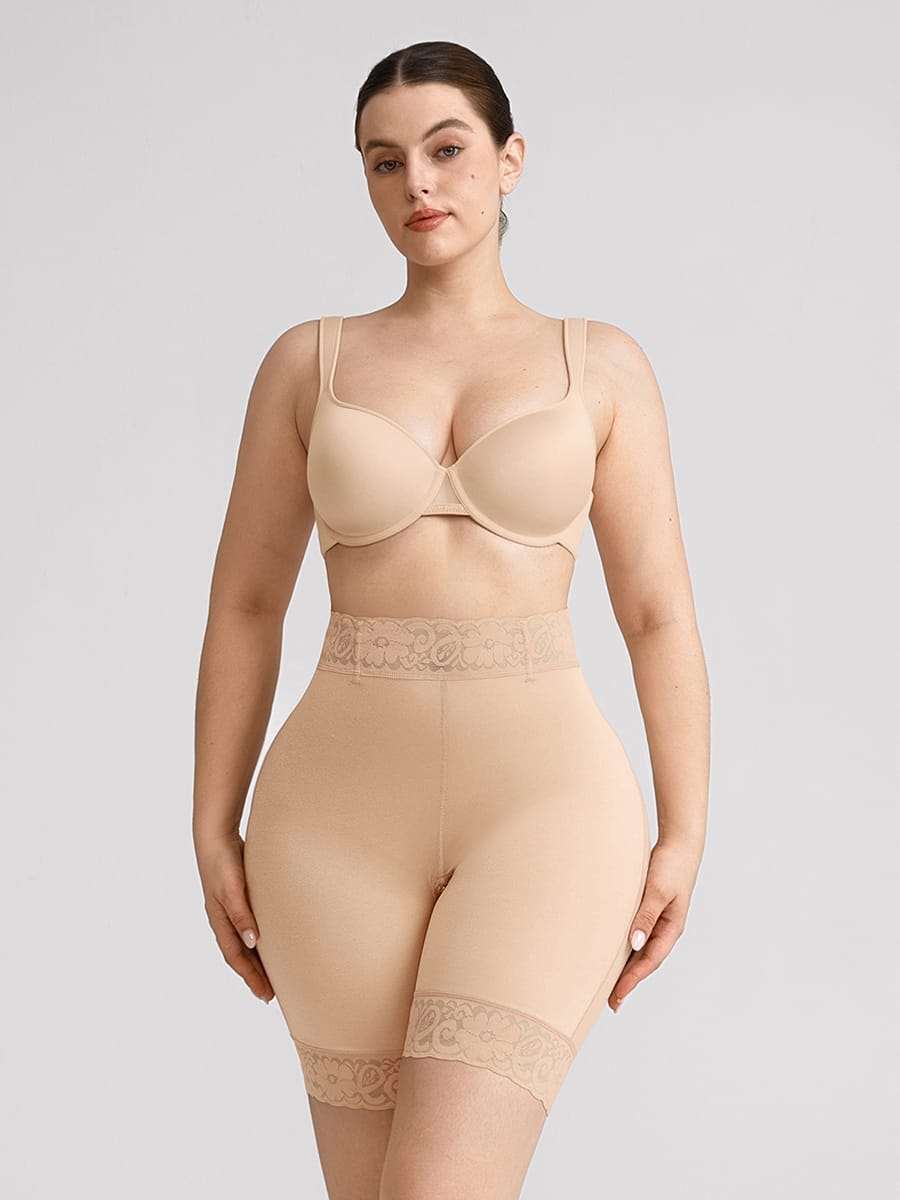 Boned High-Waist Booty Lift Boyshort