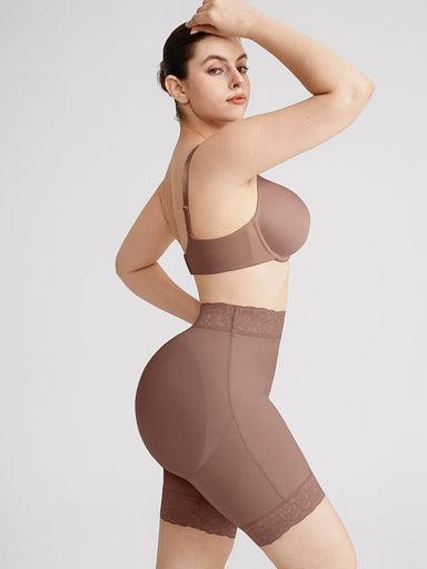 Boned High-Waist Booty Lift Boyshort