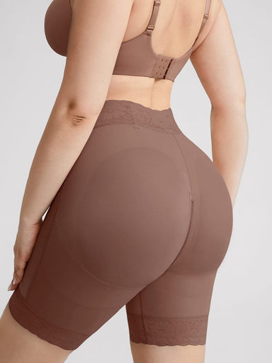 Boned High-Waist Booty Lift Boyshort