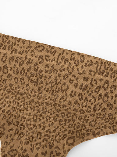 Printed High-Waist Thong