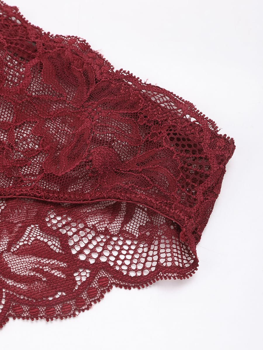 Low-Rise Antibacterial Lace Panties