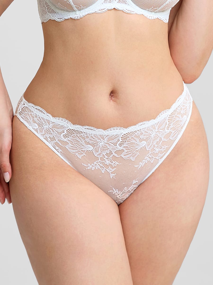 Low-Rise Antibacterial Lace Panties
