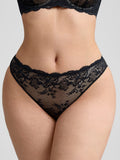Low-Rise Antibacterial Lace Panties