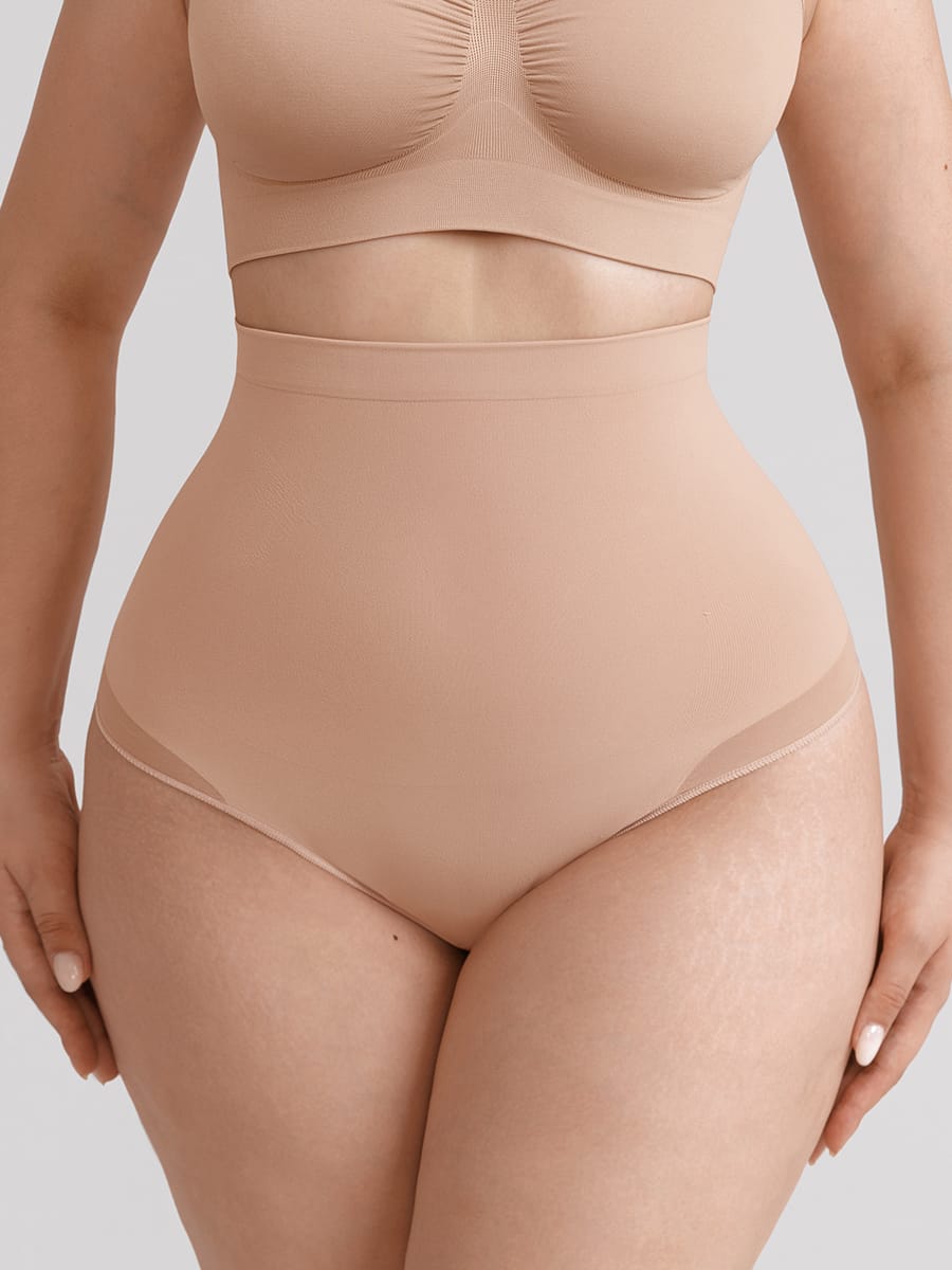 High-Waist Anti-Roll Thong Shaper