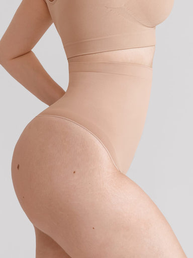 High-Waist Anti-Roll Thong Shaper