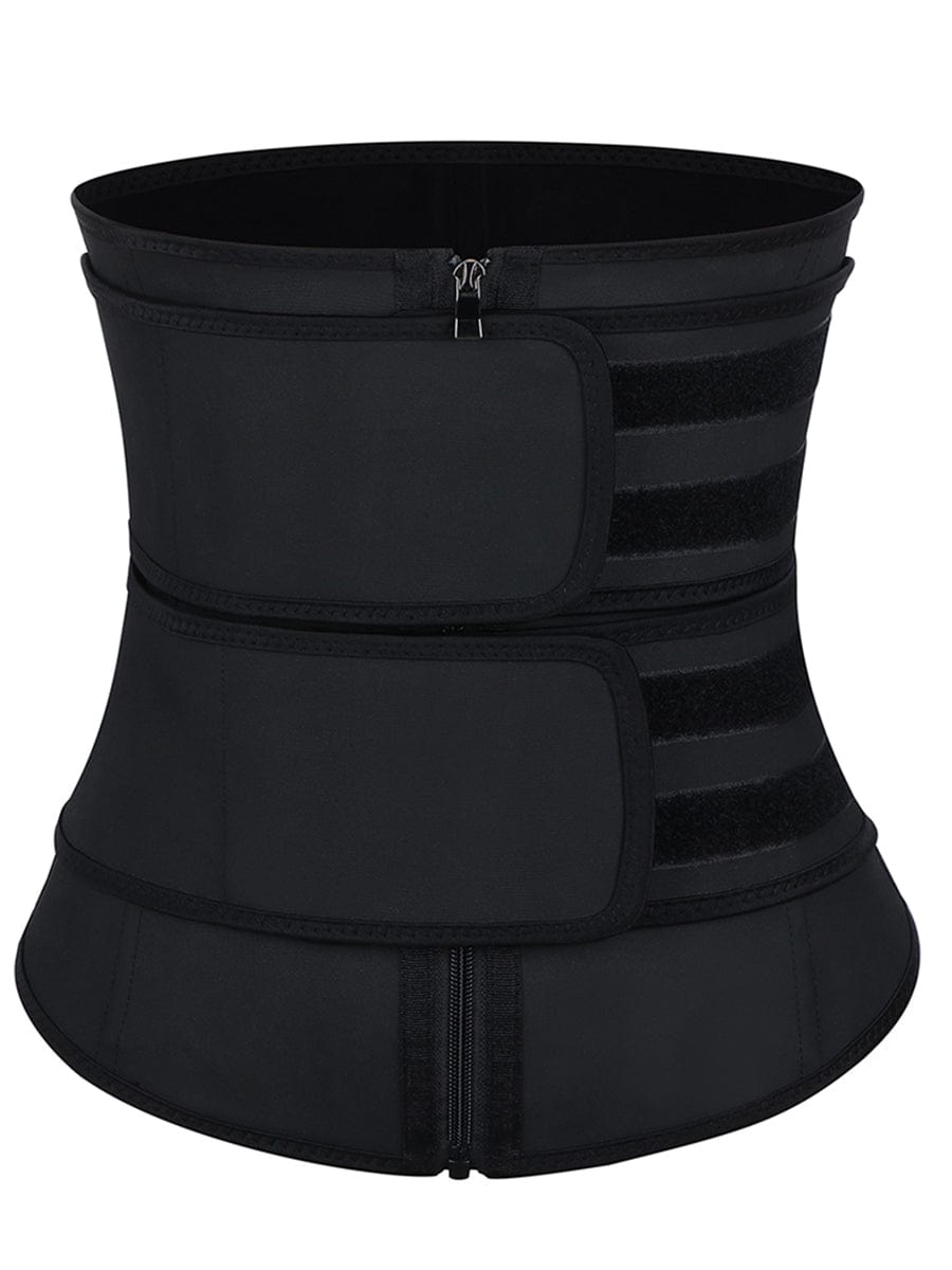 Double-Belt Latex Waist Cincher