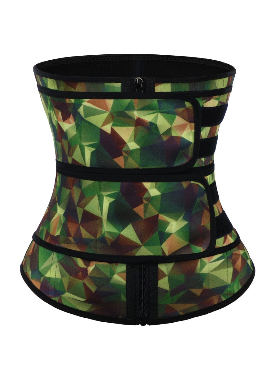 Geometric Print Waist Trainer