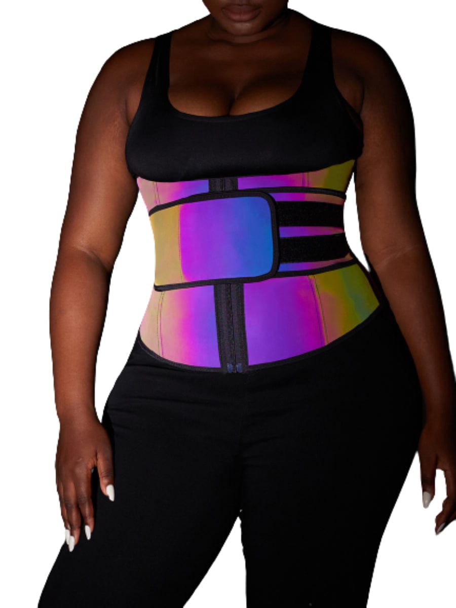 Reflective Zip Waist Trainer